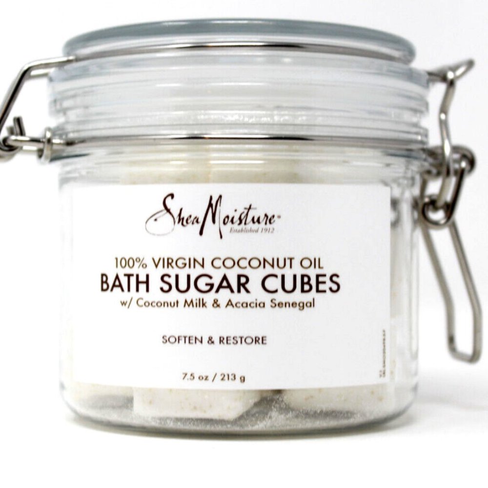 2pk- Shea Moisture 100% Virgin Coconut Oil Bath Sugar Cubes Coconut Milk Acac… - Picture 4 of 10